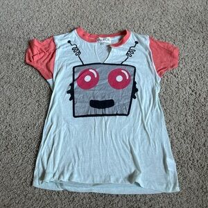 Wildfox Robot Graphic Tee